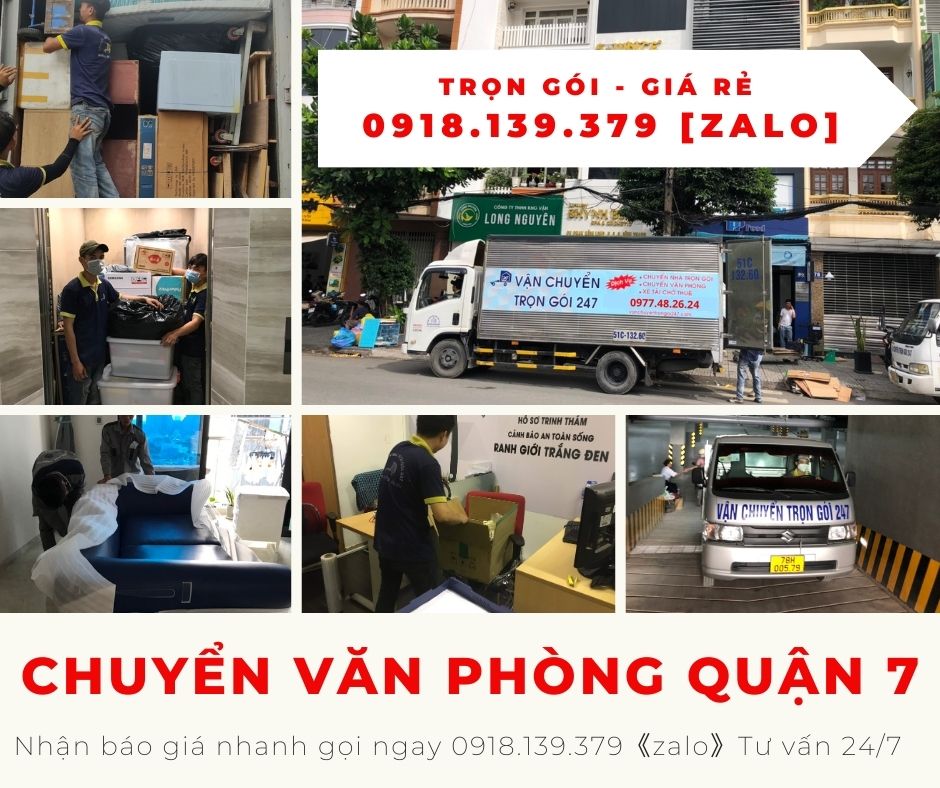 dịch vụ chuyển văn phòng giá rẻ Quận 7