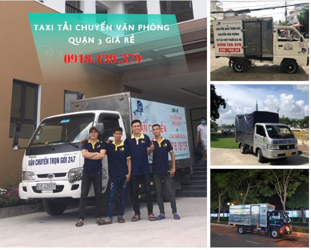xe tải chuyển văn phòng quận 3 giá rẻ